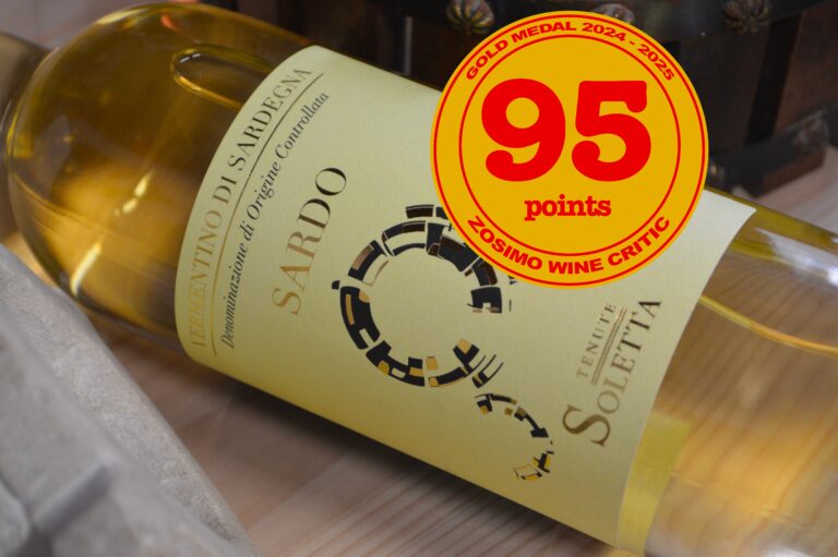 Sardo 2022 – Vermentino di Sardegna – Tenute Soletta – 95 points ZWC 