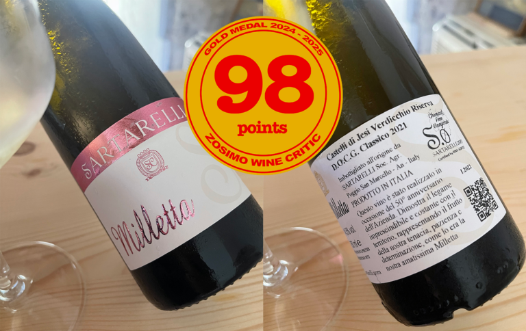 Sartarelli Milletta – 2021 – Castelli di Jesi Verdicchio Riserva DOCG Classico – 98 points ZWC