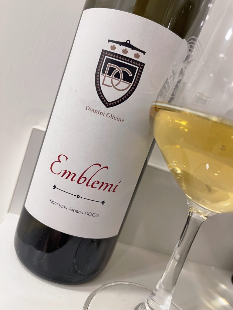 Emblemi – Domini Glicine – Romagna Albana DOCG – 2023 – 95 points ZWC